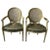 1960s Louis XVI Caned Back Armchairs - a Pair For Sale - Image 12 of 12