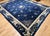 Antique Chinese Art Deco Rug, Hand-Knotted Wool Pile, Floral Motifs, 9' x 12' For Sale In Chicago - Image 6 of 14