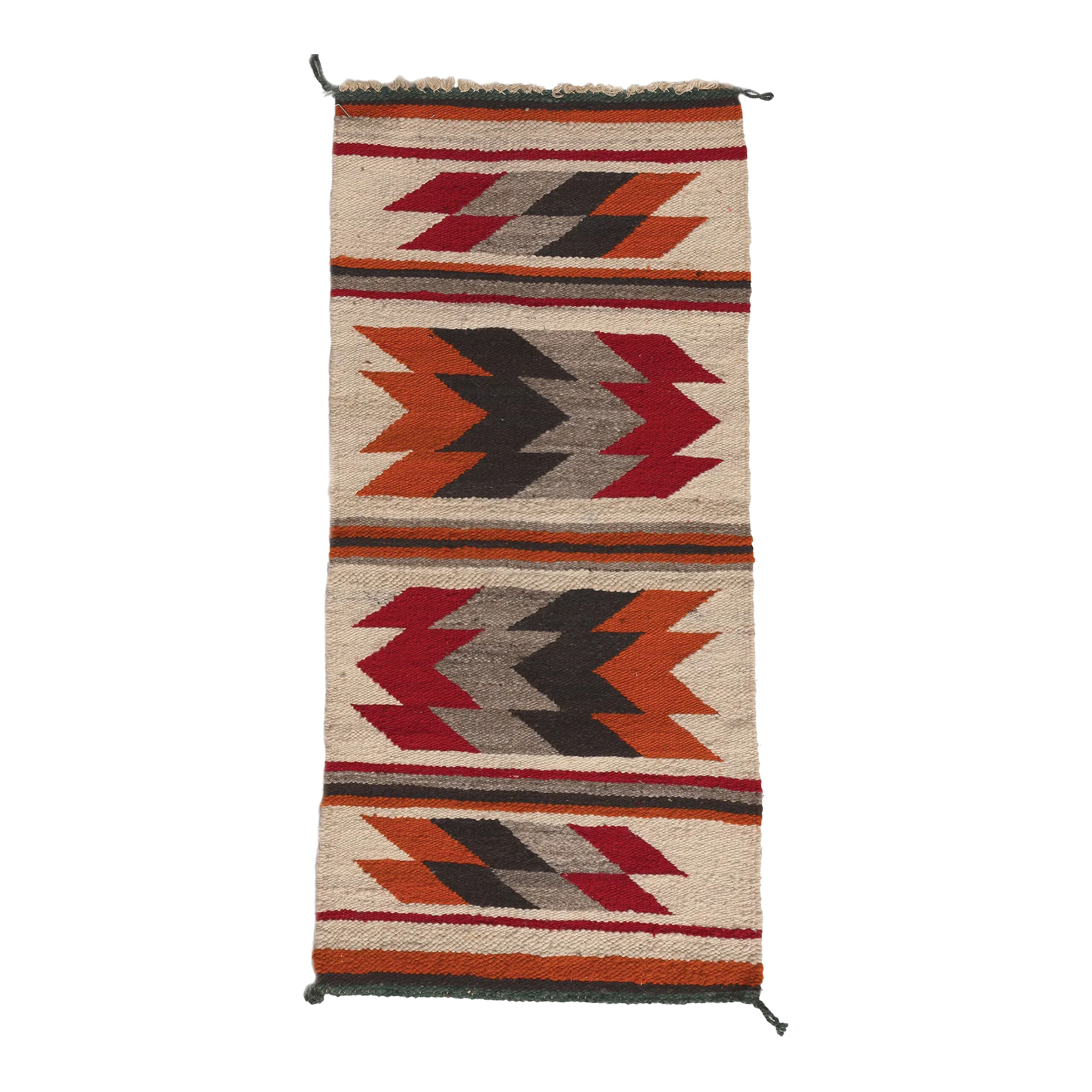 Antique Eye Dazzler Navajo Style Rug, 01'06 X 03'02 | Chairish