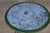 Gemstone Lapis and Malachite Center Table With Metal Base For Sale - Image 7 of 10