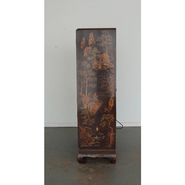 Black Vintage Henredon Folio 10 Chinoisere Armoire For Sale - Image 8 of 18