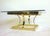 Stunning sexy coffee table. “Hollywood Regency” Extremely hard to find! The glass is in great condition, thick and heavy....