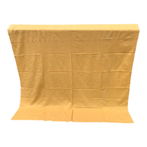 Vintage Emilio Radice Italian Golden Jacquard Damask Fabric Tablecloth 65” X 65” Square