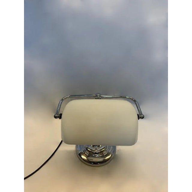 Metal Vintage Table Lamp with Movable Glass, Italy, 1960s For Sale - Image 7 of 10