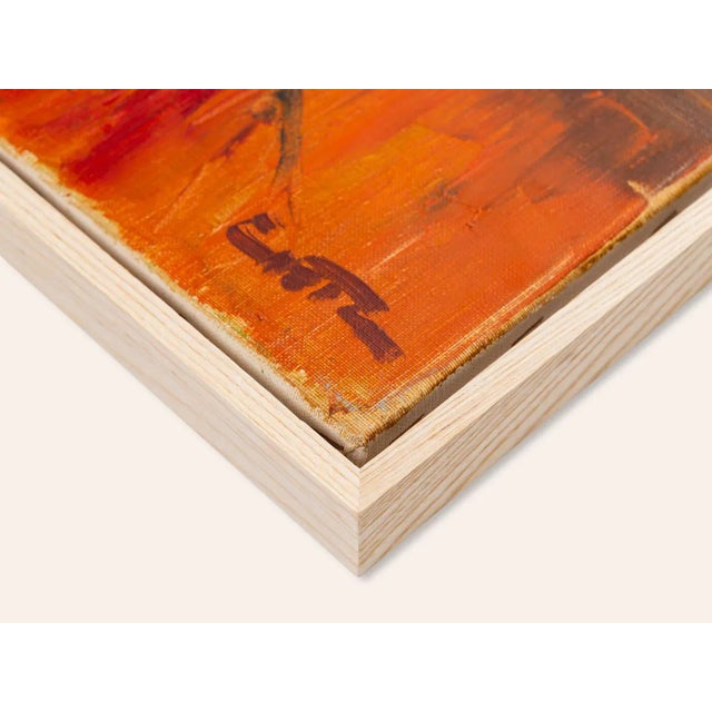 Young Woman in Morning Sun, Oil on Canvas For Sale - Image 7 of 9