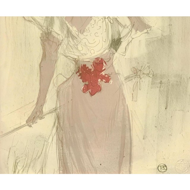 After Henri de Toulouse-Lautrec, Mademoiselle Marcelle Lender, Standing, Digital Silkscreen Print For Sale - Image 3 of 4