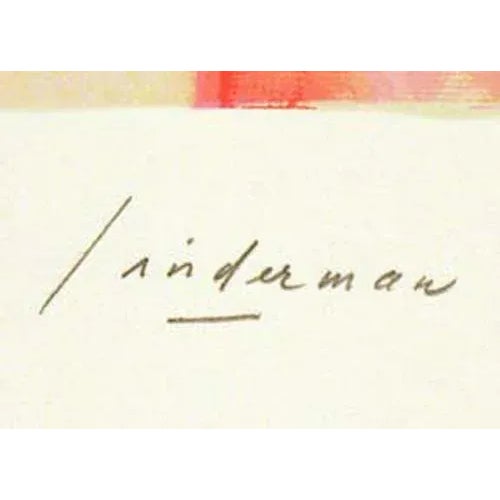 Earl Linderman "La Femme With Parrot" Signed Serigraph Artwork Chairish