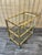 Vintage Mid Century Modern Dry Bar/ Serving Cart in the Pierre Vandel Style. Circa 1970s Features a Hollywood regency-...