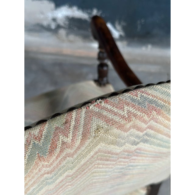 19th Century French Os De Mouton Armchair For Sale - Image 9 of 10