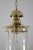 Italian Brass and Glass Pendant Lamp, 1970s For Sale - Image 13 of 14