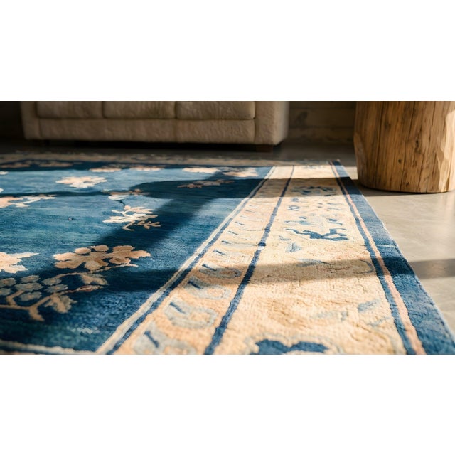 19th Century Chinese Peking Carpet ( 8' X 9'6" - 245 X 290 ) For Sale In New York - Image 6 of 7