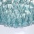 Glass Modernist Hand-Blown Aquamarine Murano Glass Polyhedral Chandelier For Sale - Image 7 of 12