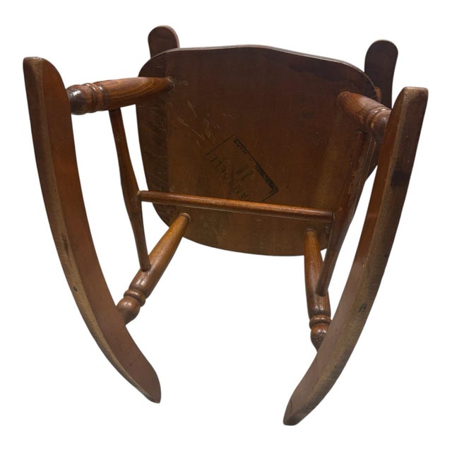 Mid-20th Century Ramsdell No. 11 Maple Child’s Rocking Chair For Sale - Image 4 of 12