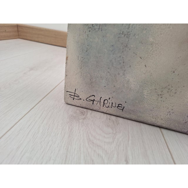 Table Lamp in Glazed Ceramic by Bianca Garinei for Atelier Ceramica Smaltata, 1990s For Sale - Image 9 of 17