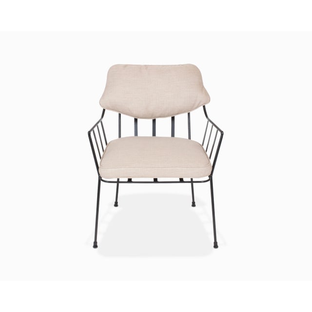 Vintage Mid Century Patio Chairs by Paul Laszlo for Pacific Iron For Sale In Los Angeles - Image 6 of 10