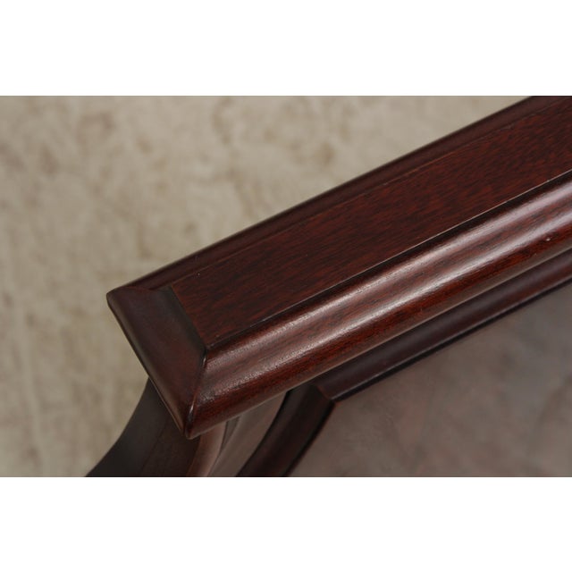 Thomasville Queen Size Mahogany Poster Bed For Sale - Image 9 of 18