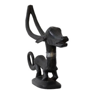 Mythical African Dog Sculpture by Austin Productions For Sale