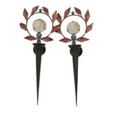 Marc Brazier-Jones Olympia Sconces Pair 1990 Signed For Sale
