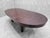 Vintage Art Deco Barbara Barry Oval Mahogany 2 Leaf Extension Dining Table For Sale - Image 11 of 11