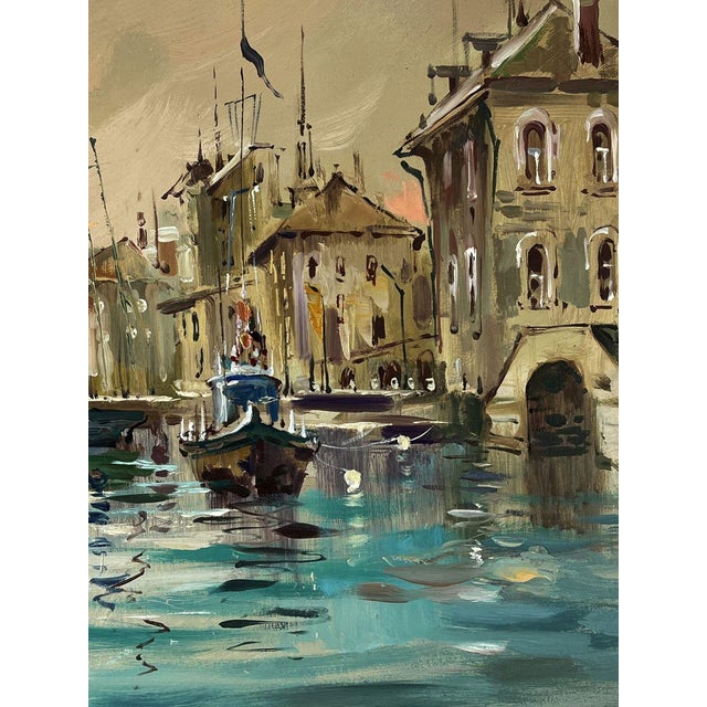 Oil Painting Venice at Sunset Yuriy Suprunchuk For Sale - Image 10 of 11