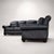 Loom Shadow Heritage Black Leather Sofa For Sale - Image 4 of 12