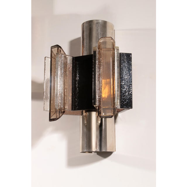 Space Age Danish Wall Sconces by Claus Bolby for Cebo Industri, 1970s, Set of 2 For Sale - Image 6 of 9