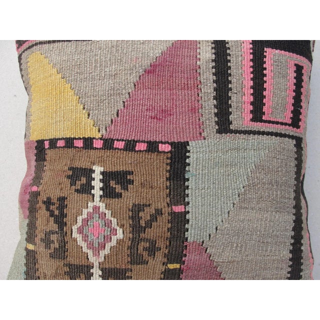 Textile Kilim Pillow Cover For Sale - Image 7 of 11