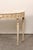 Wood Mid 20th Century Italian Marble Top Slender Console, 4 Ft For Sale - Image 7 of 12