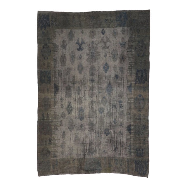 Large Turkish Kilim High-Low Rug - 12'03 X 18'00 For Sale