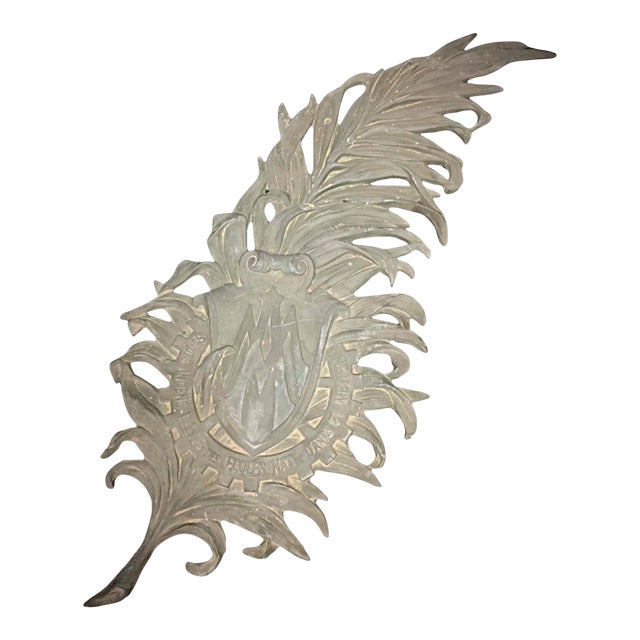 Antique 19th Century Commemorative Bronze Plaque - Gadzarts For Sale