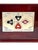 Wood Mid-Century Modern Sterling Silver & Enamel Playing Card Box, Castellini, Italy For Sale - Image 7 of 18