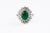 2.96 carats Natural Zambian Emerald Ring with Diamonds 0.65 carats and 14k Gold For Sale - Image 17 of 18