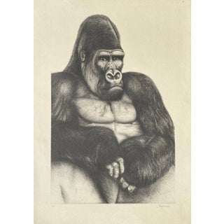2008 Florence Jacquesson Gorilla Lithograph For Sale