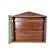 Vintage Italian Wood Wall Cabinet With Bimaculated Duck Print & Key Hooks For Sale - Image 4 of 14