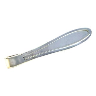 Georg Jensen Estate Money Clip Tie Pin Silver For Sale