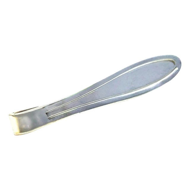 Georg Jensen Estate Money Clip Tie Pin Silver For Sale