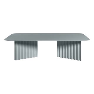 RS Barcelona Plec Large Rectangular Steel, Gray For Sale