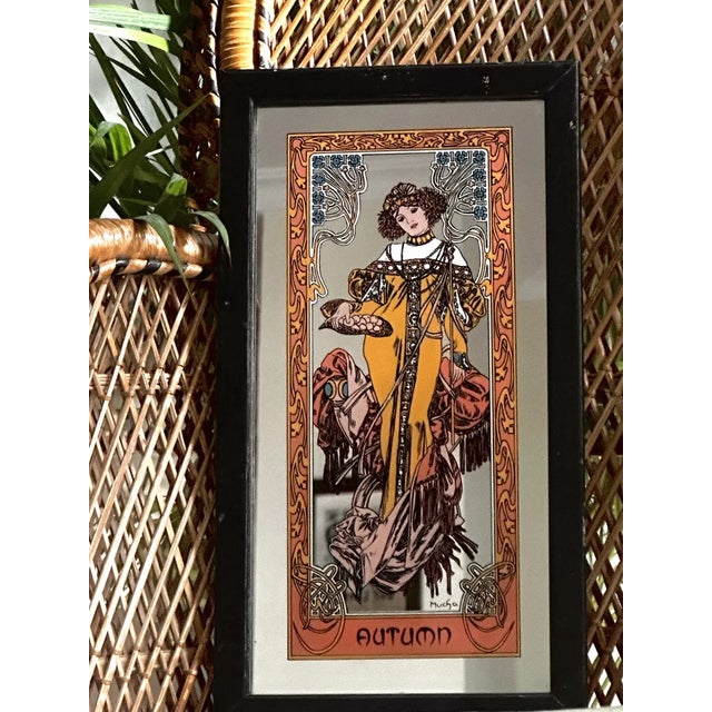 The 'Four Seasons' by Alfons Mucha are a series of color lithographs titled The Seasons, made in 1896. These lithographs...