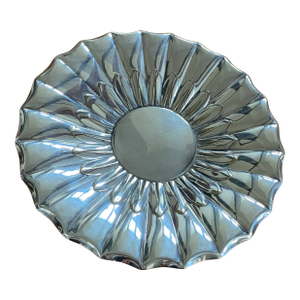 Antique Reed & Barton 220 Silver Plate Scalloped Platter Serving Dish