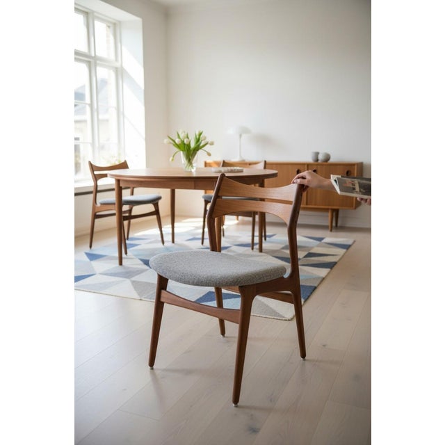 Brown Vintage Danish Model 310 Chair in Teak by Erik Buch, 1960s For Sale - Image 8 of 13