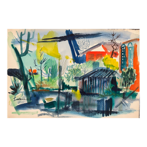1952 Robert Colborne MCM Landscape Painting