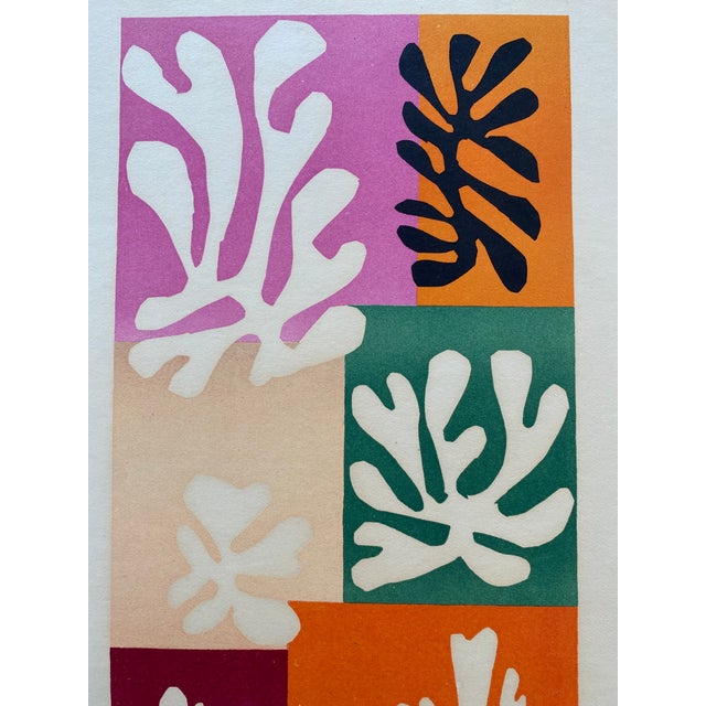 1958 "Fleurs De Neige Snow Flowers" Verve Magazine Mourlot Lithograph After Henri Matisse