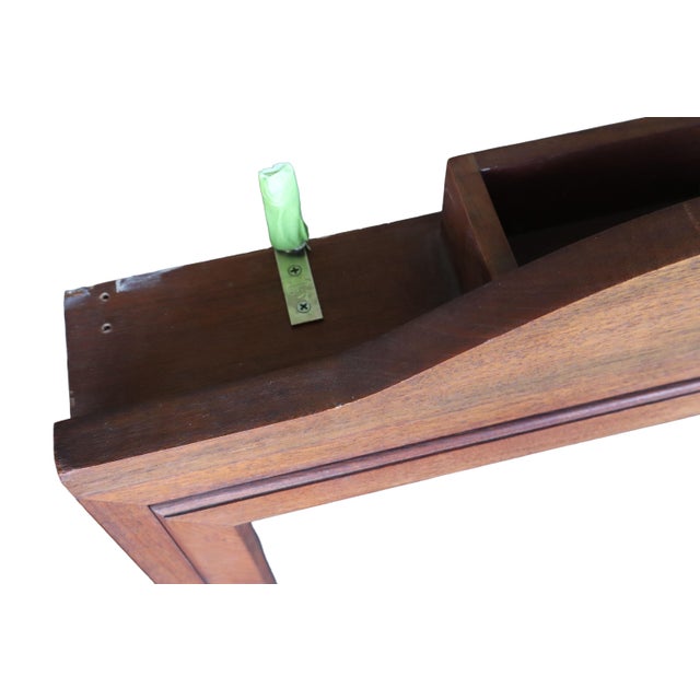 Brown Great Pair of Large Wood Chinese Hanging Display Show Case With Glass Door For Sale - Image 8 of 10