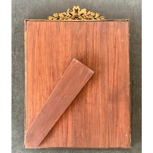 Large French Neoclassical Gilt Bronze Picture Frame For Sale - Image 10 of 12