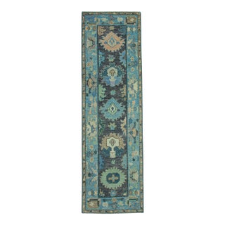 Turkish Oushak Rug 2'9"x 9'2" #19017 For Sale