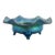 Arts & Crafts Steuben Blue Aurene Footed Candy Dish Numbered C1920 For Sale