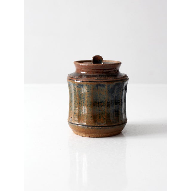 Vintage Studio Pottery Jar For Sale - Image 11 of 12