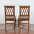 Vintage Wood Chairs, Set of 2 For Sale - Image 4 of 6