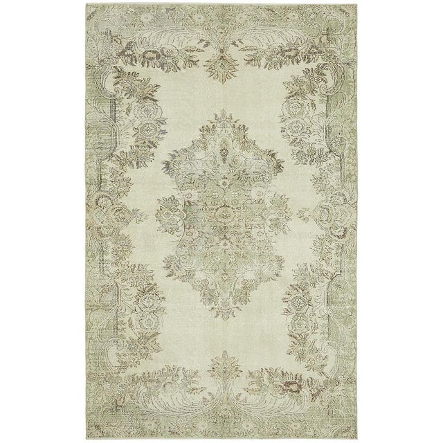 Textile Vintage Turkish Hand-Knotted Rug For Sale - Image 7 of 7