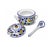 Deruta Vintage Fima Deruta Italy Hand-Painted Arabesco Bird Soup Tureen & Ladle Set For Sale - Image 4 of 5